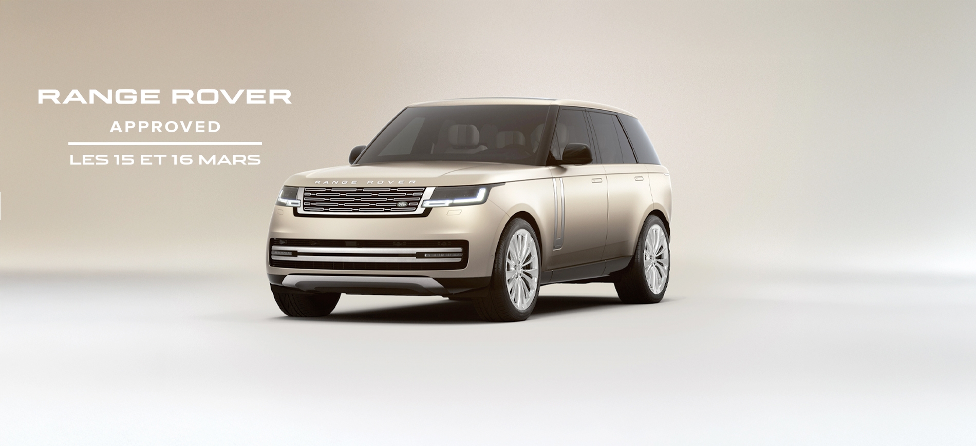 L'expérience du luxe à vivre lors des Range Rover Approved Days