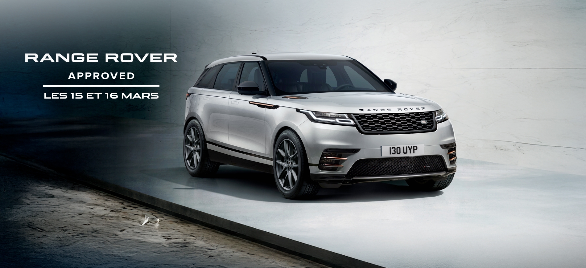 Range Rover Velar à découvrir lors des Range Rover Approved Days